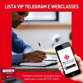 LISTA VIP TELEGRAM E WEBCLASSES